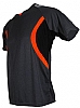 Camiseta Tecnica Electro Nath  - Color Gris Oscuro/Negro/Naranja Fúor